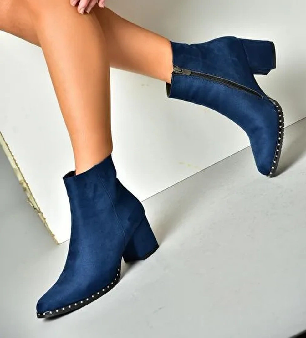 Lacivert Kadın Bot C654013302 - Görsel 1