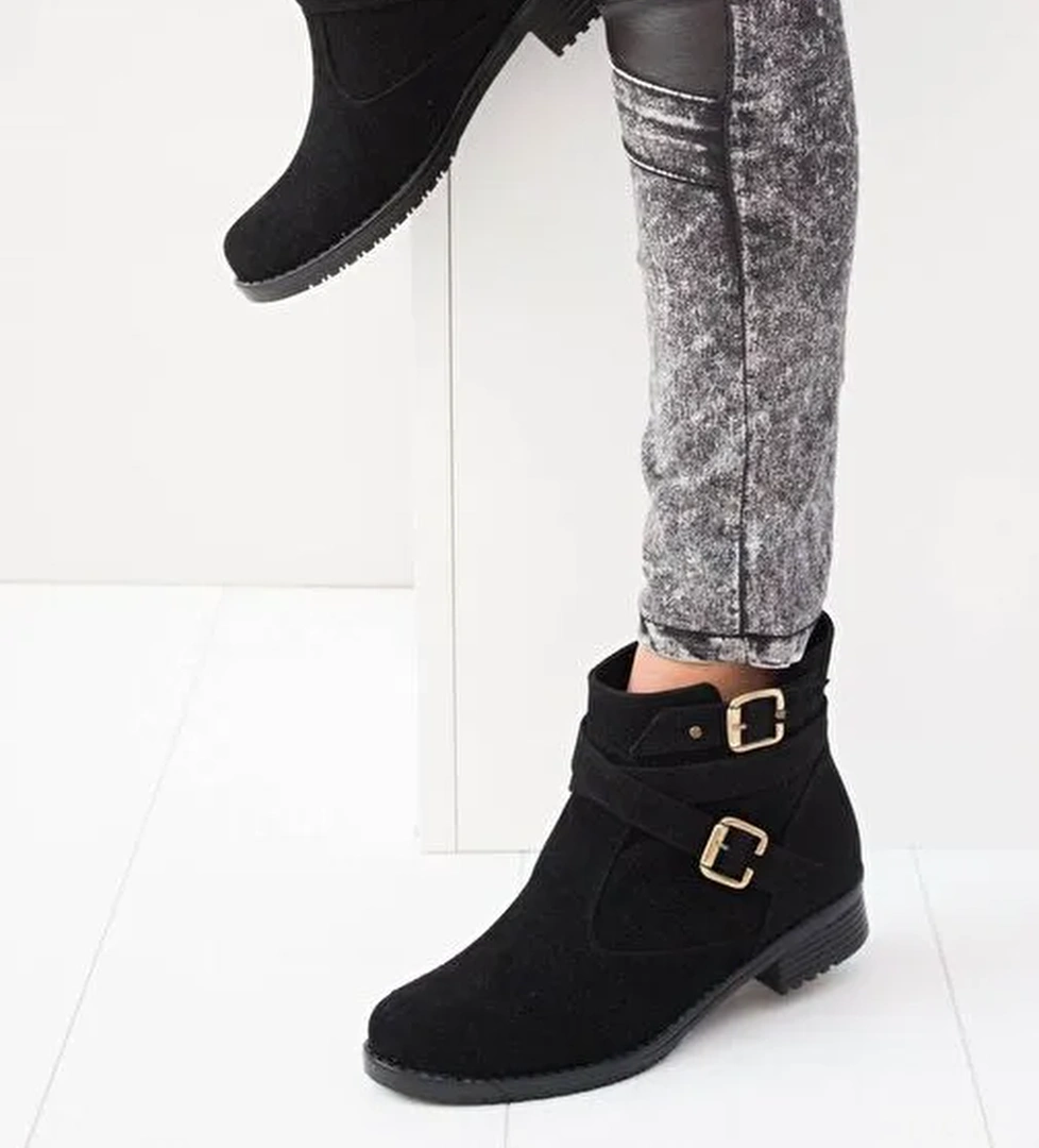 Siyah Kadın Bot A726191002 - Görsel 1