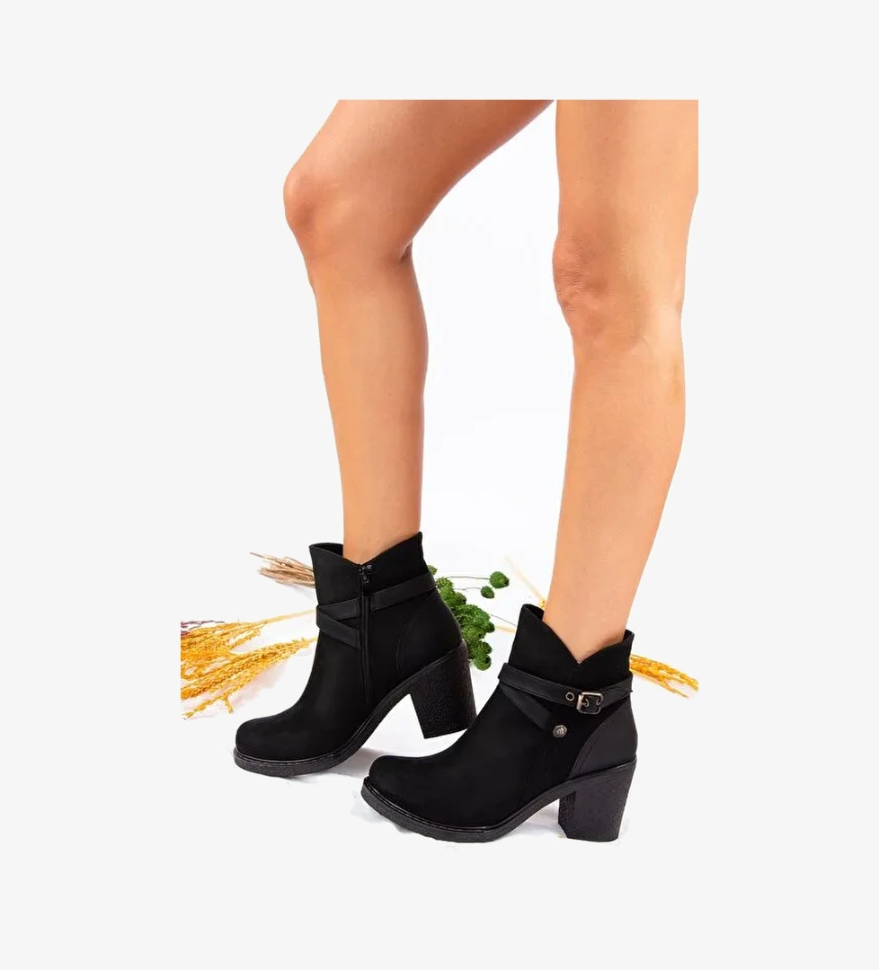 Siyah Kadın Bot A674150702 - Görsel 1