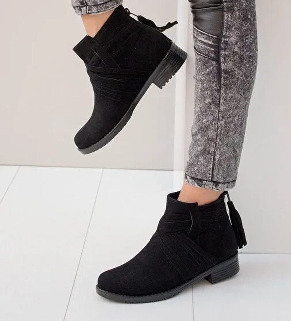 Siyah Kadın Bot A726192602 - Görsel 1