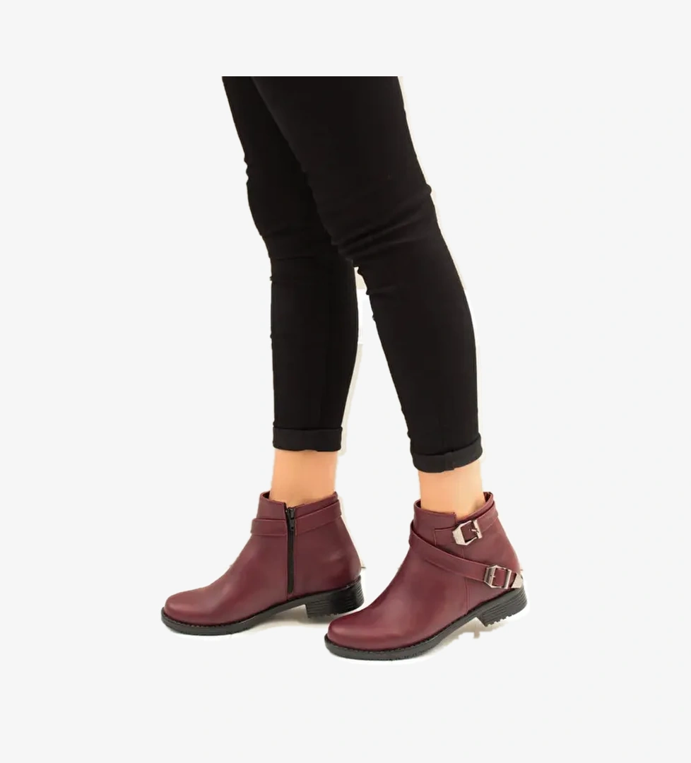 Bordo Kadın Bot A726193409 - Görsel 1