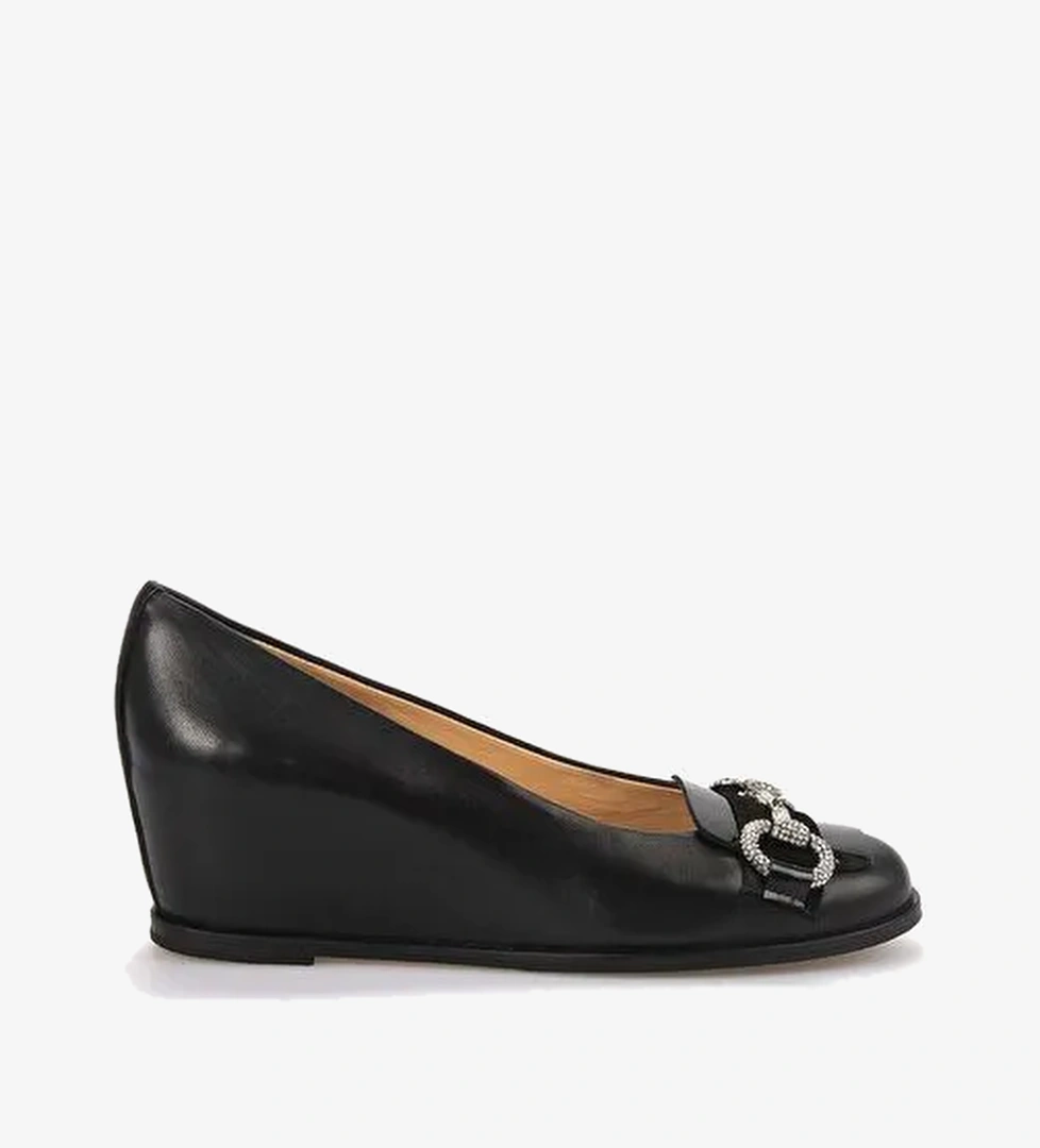 Rouge Siyah Kadın Deri Klasik Ayakkabı 242RGK688 280-53 - Görsel 1