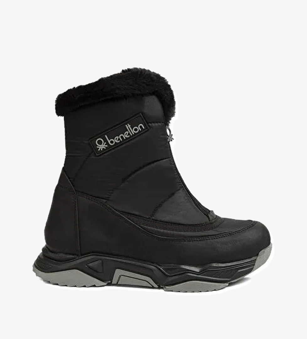 Benetton® | BN-30393 - 3256 Siyah - Kadın Bot - Görsel 1