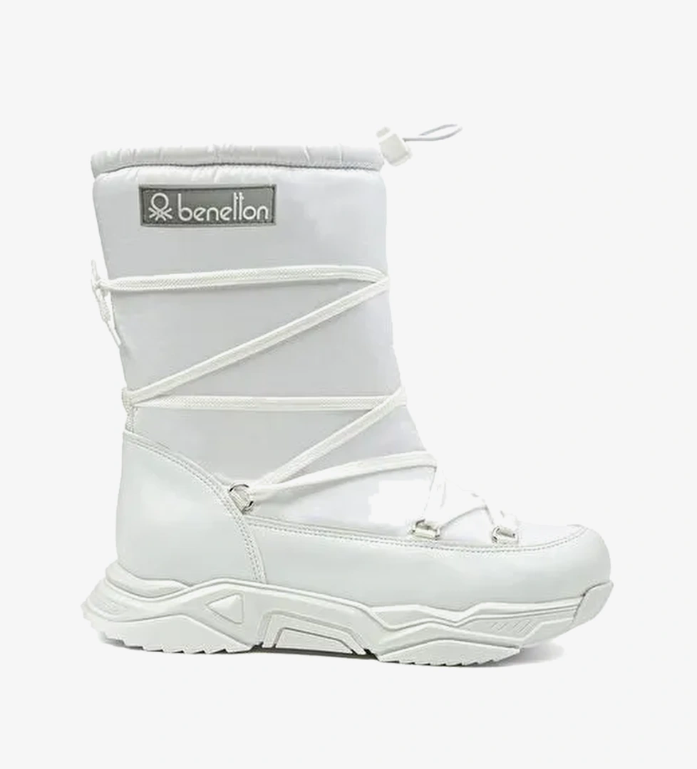 Benetton® | BN-30392 - 3256 Beyaz - Kadın Bot