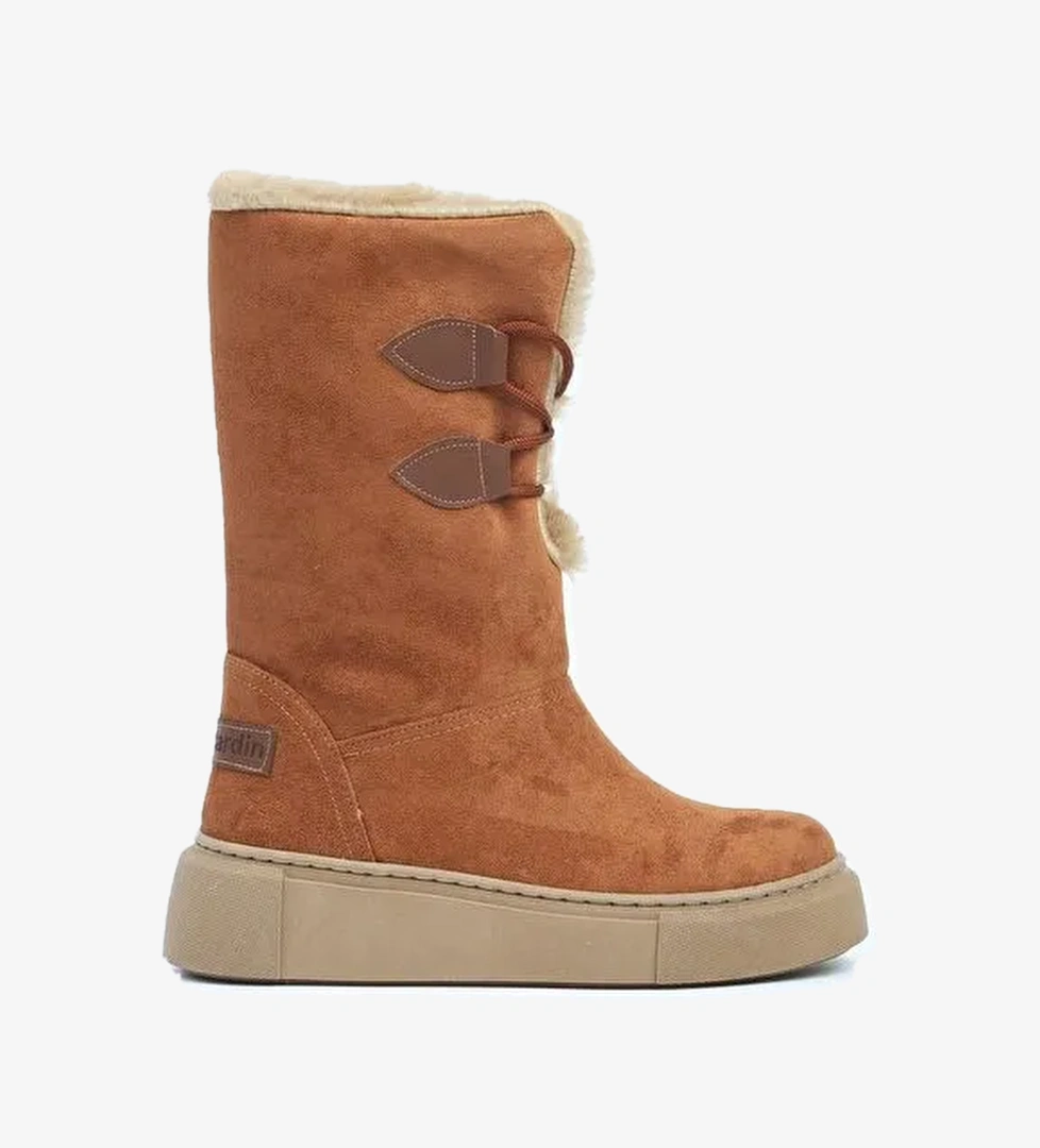 Pierre Cardin® | PC-52405-3076 Süet Taba - Kadın Bot - Görsel 1