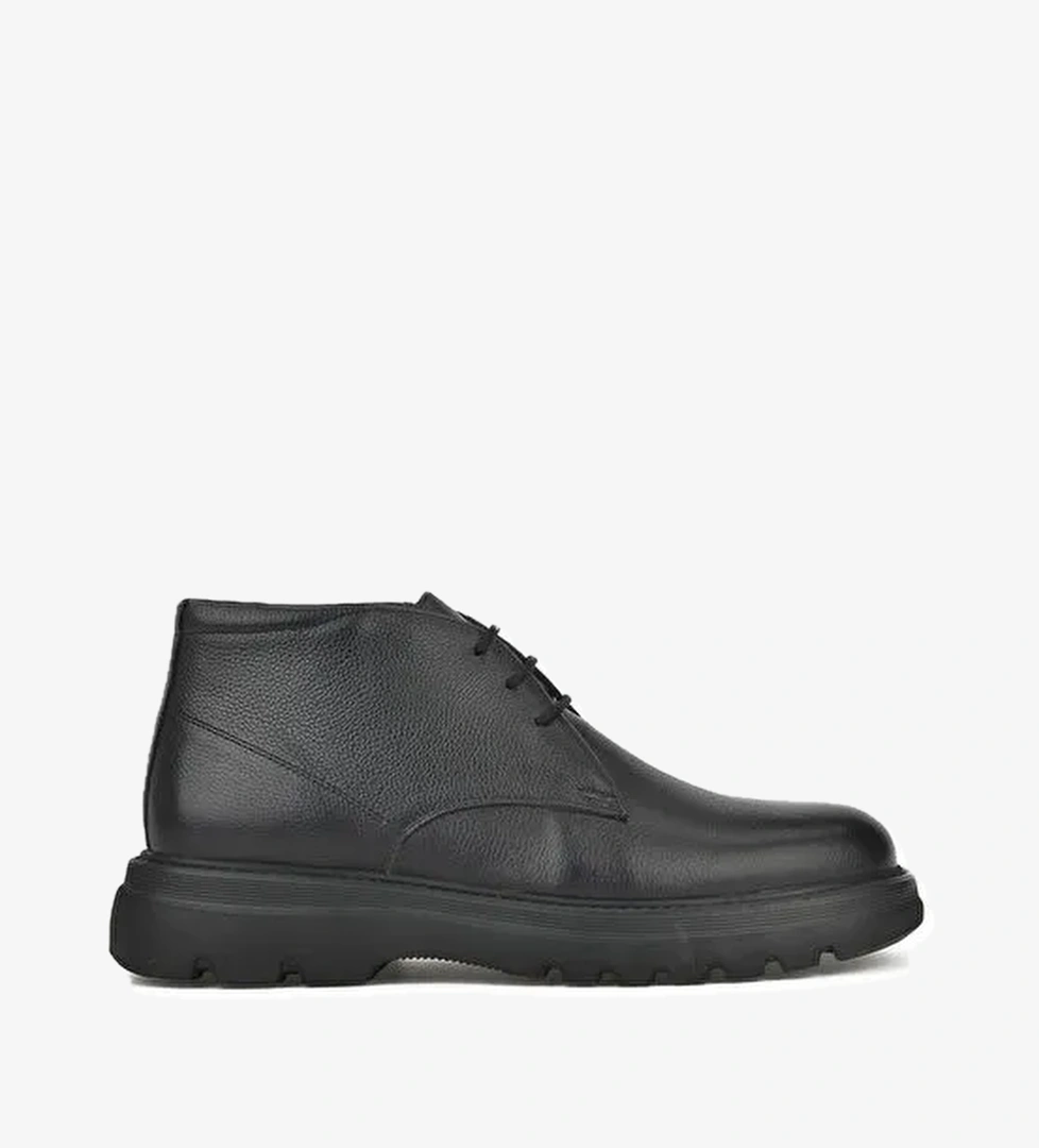 Ziya, Erkek Hakiki Deri Bot 14319Z77183 Siyah - Görsel 1