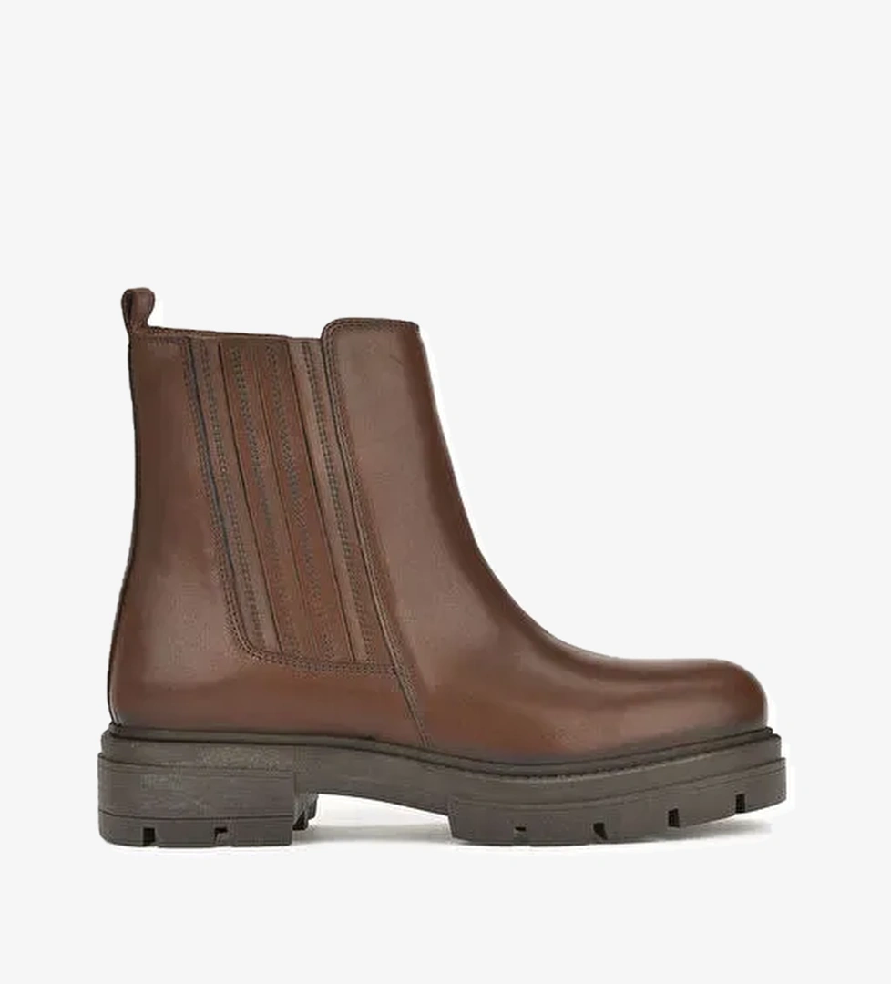 Ziya, Kadın Hakiki Deri Bot 14319Z66302 Taba - Görsel 1