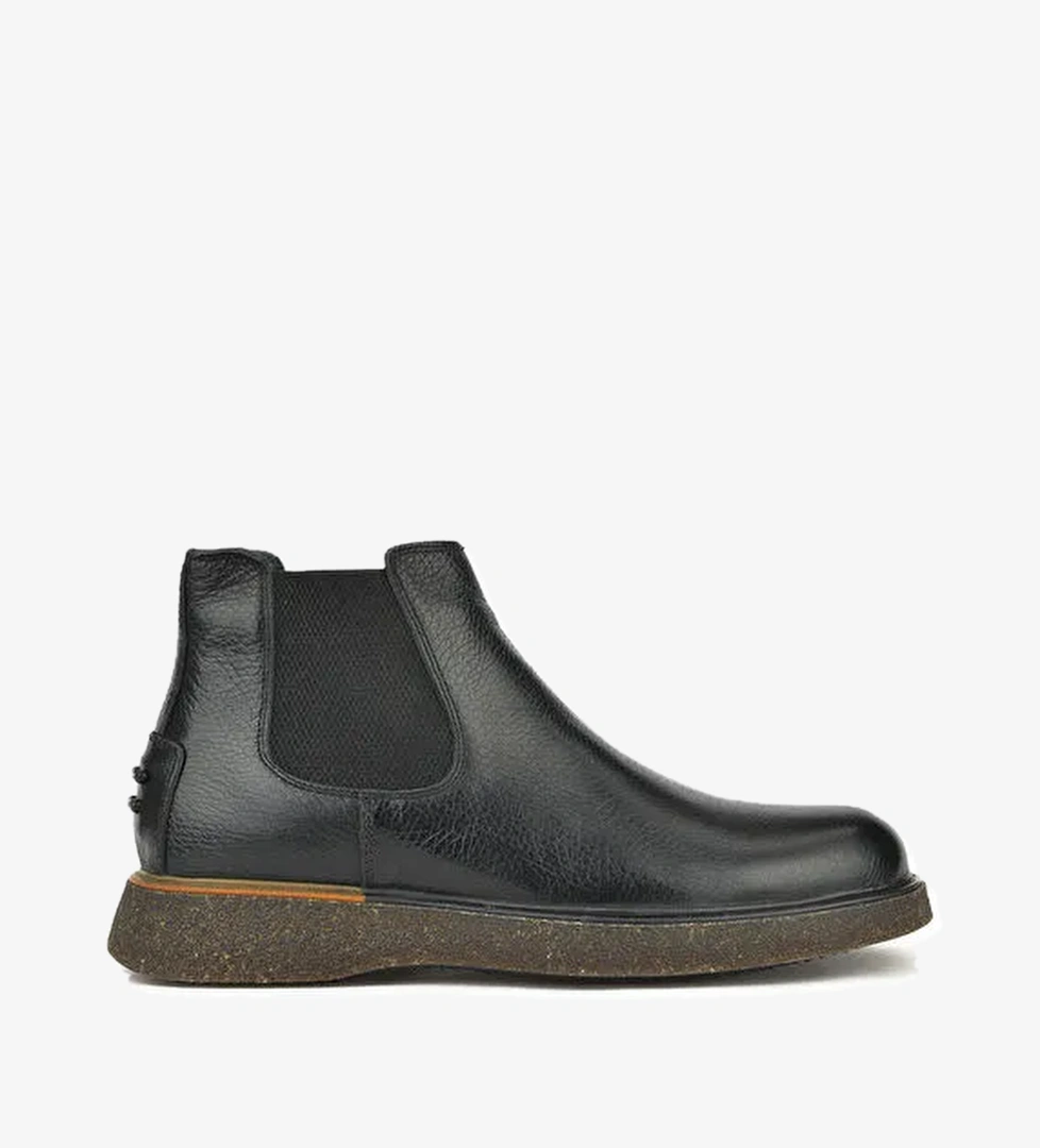 Ziya, Erkek Hakiki Deri Bot 1431007Z3047 Siyah - Görsel 1