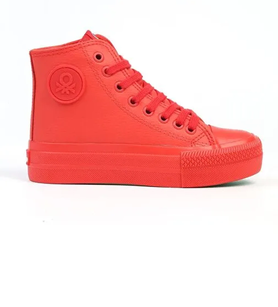 Benetton® | BN-31130 - 3114 Kirmizi - Kadın Spor Ayakkabı - Görsel 1