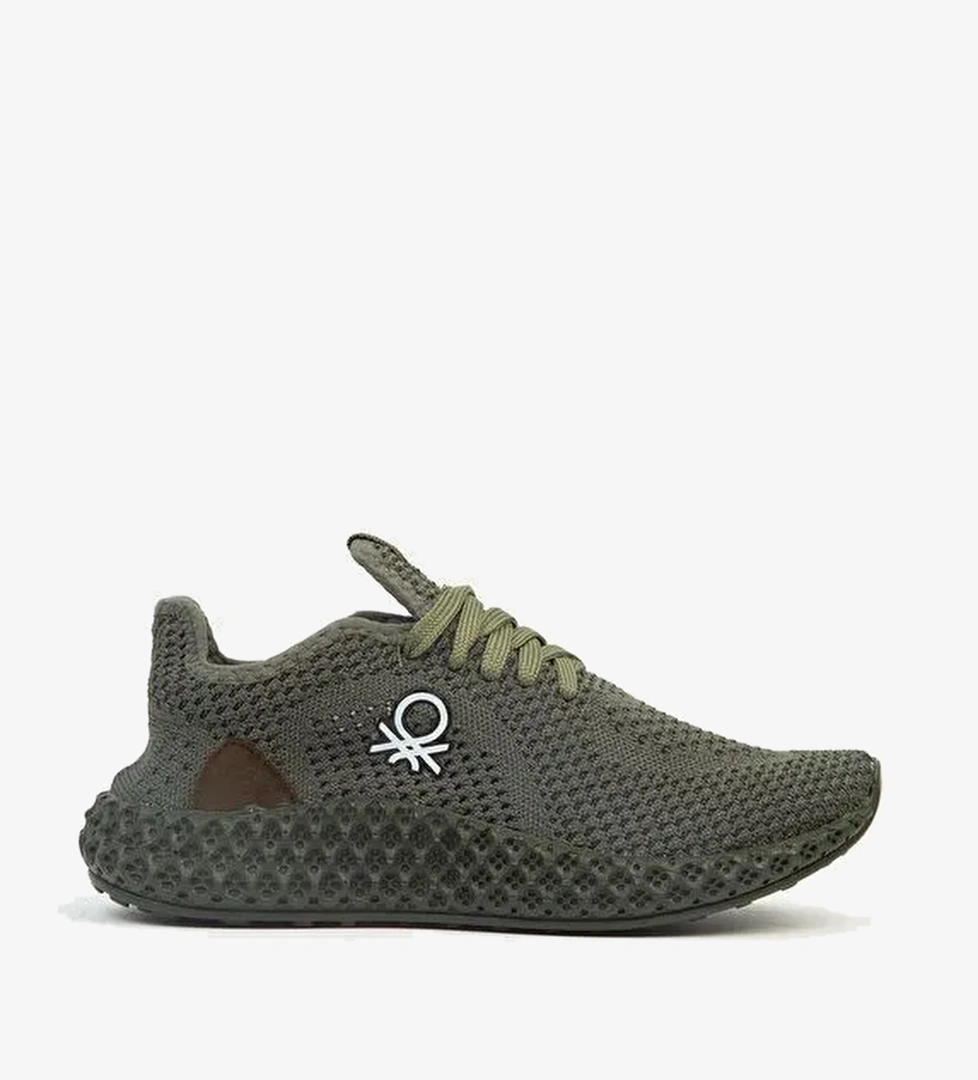 Benetton® | BN-30009 Haki - Kadın Spor Ayakkabı - Görsel 1