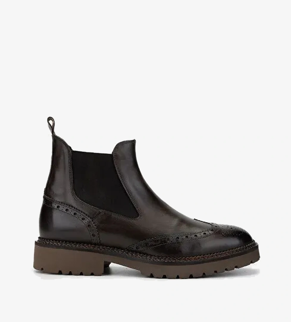 Valmenti Erkek Hakiki Deri Casual Bot - Görsel 1