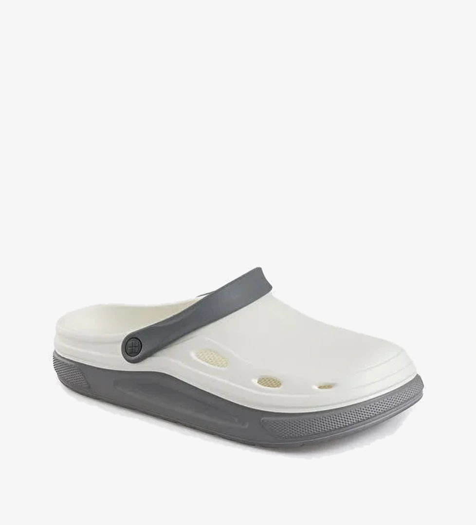 Erkek Beyaz-Gri Eva Terlik A31Y8316 - Görsel 1