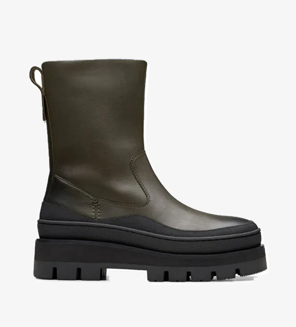 Clarks Clarks Haki Kadın Deri Bot 26178884 model görseli