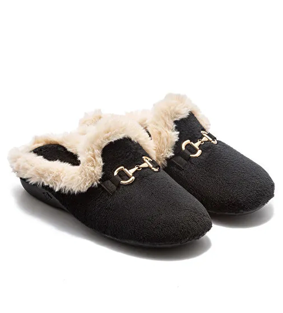 Twigy Twigy Siyah Kadın Ev Terliği EE0030 model görseli