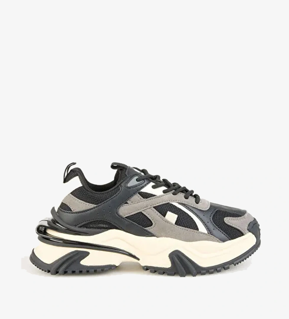 Hammer Jack Hammer Jack Siyah-Beyaz Kadın deri Sneaker 101 24722-Z model görseli