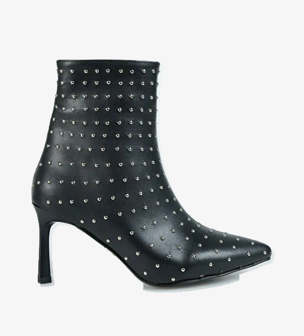 Fabrika Siyah Kadın Topuklu Bot DIONNE - Görsel 1