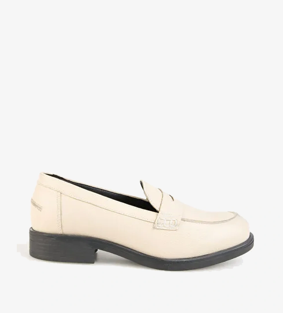 Hush Puppies Hush Puppies Kırık Beyaz Kadın Deri Loafer 725023-444 model görseli