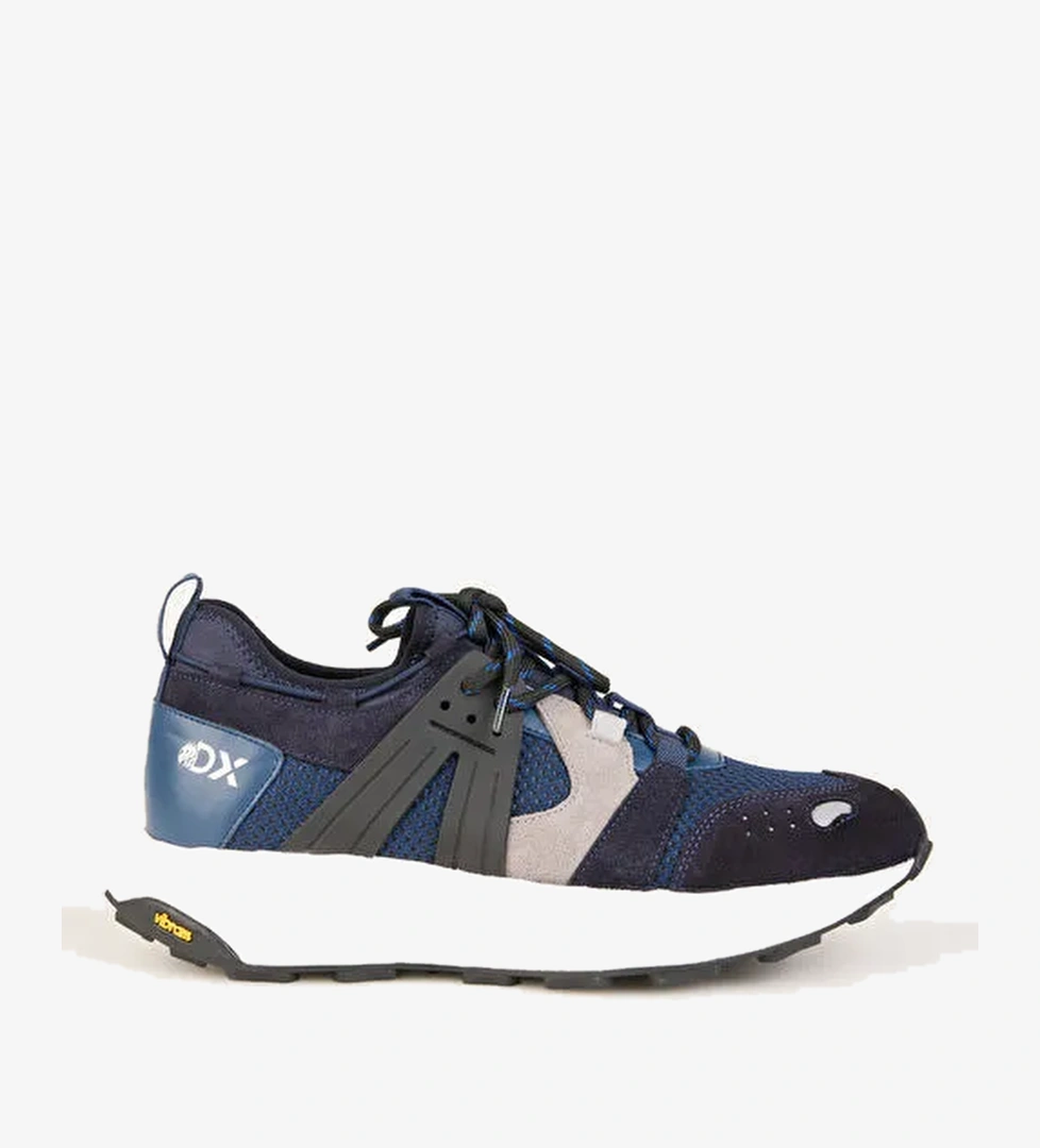 Discovery Expedition Lacivert-Gri Erkek deri Sneaker RUSTLE-DANY VİBRAM
