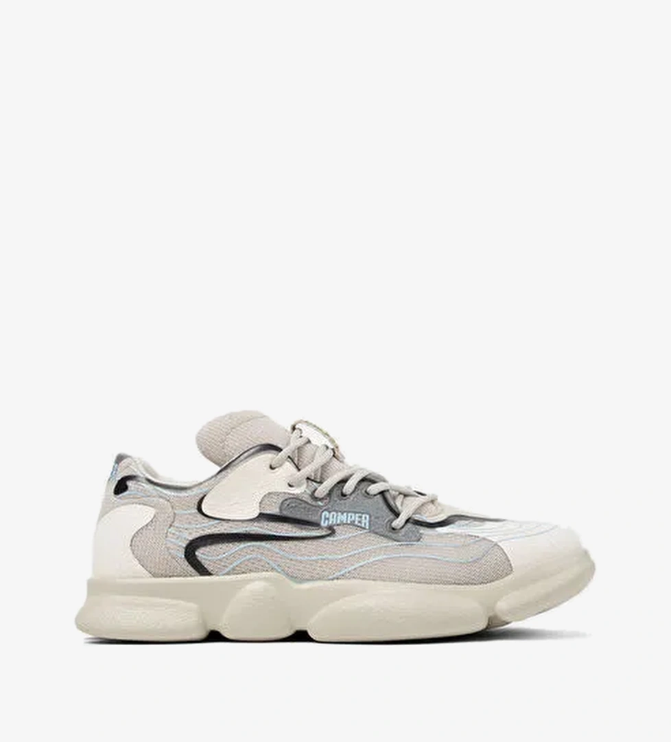 Camper Bej-Mavi Kadın Deri Günlük Ayakkabı K201694-002 - Görsel 1