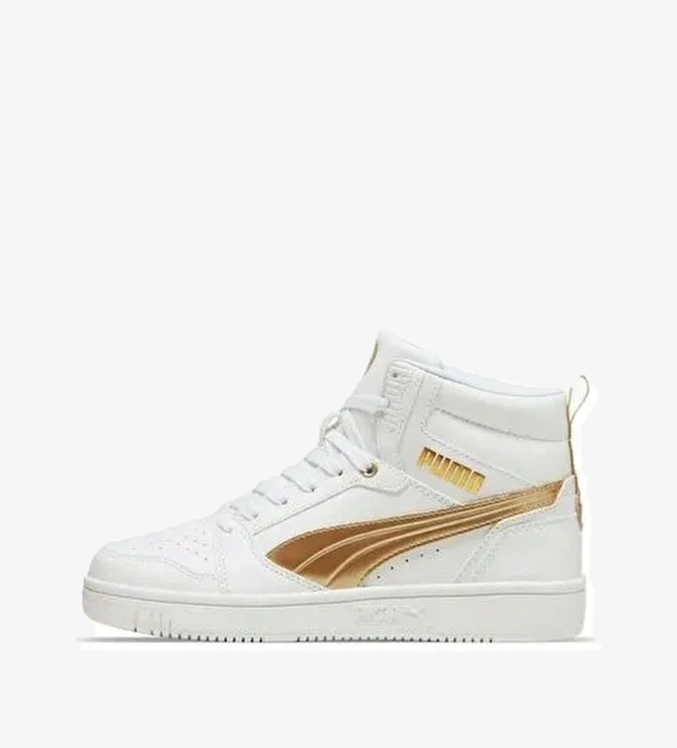 Puma Rebound V6 Metallic Dream Beyaz Kadın Günlük Spor Ayakkabı - Görsel 1