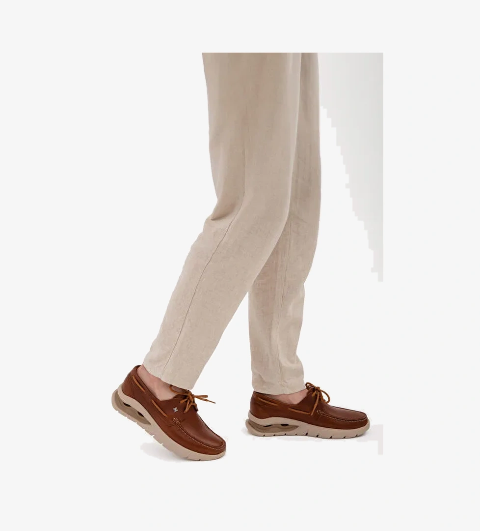 CALLAGHAN Erkek Hakiki Deri Bej Casual Ayakkabı - Görsel 1