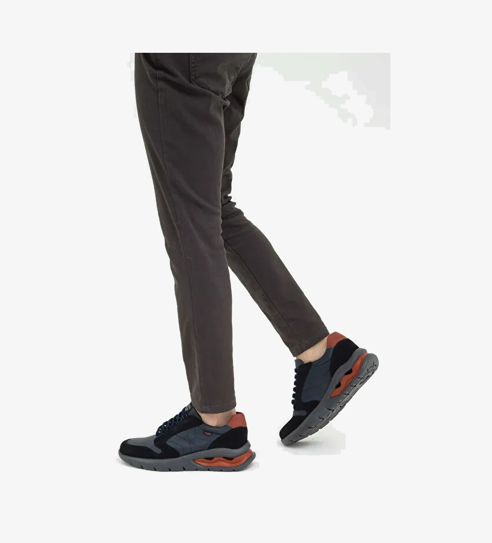 CALLAGHAN Erkek Hakiki Deri Mavi Sneakers & Spor Ayakkabı - Görsel 1