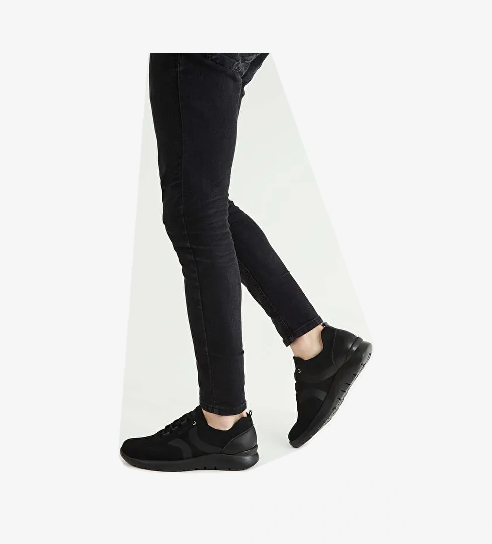 CALLAGHAN Erkek Tekstil Deri Siyah Sneakers & Spor Ayakkabı - Görsel 1