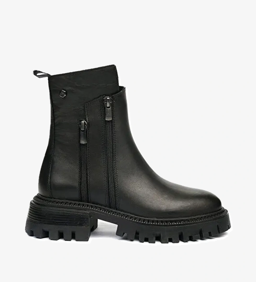 Hammer Jack Hammer Jack Siyah Kadın Deri Bot 102 24675-Z model görseli