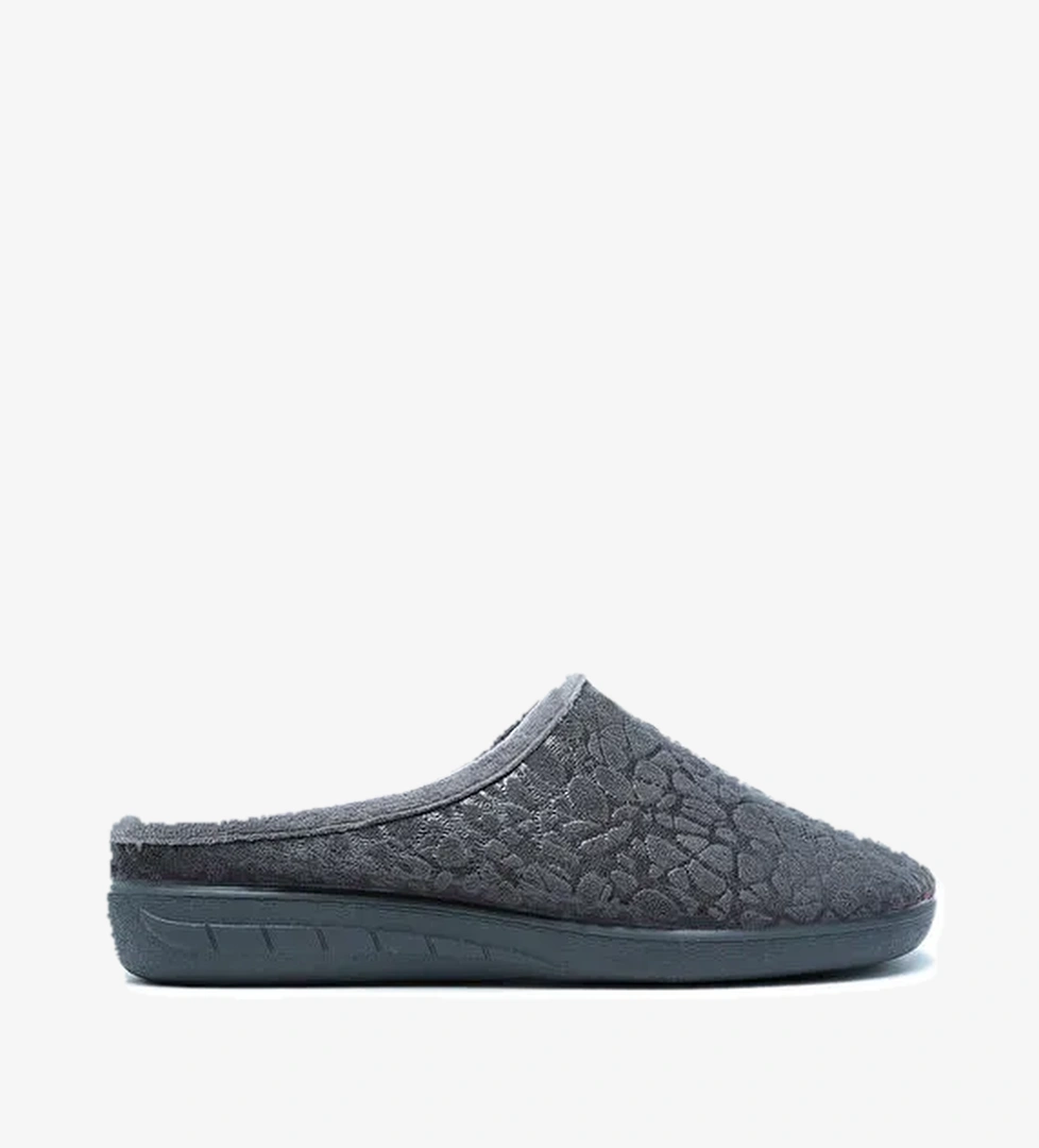 Kifidis Antrasit Kadın Ev Terliği 10DIN1TERK00027 - Görsel 1