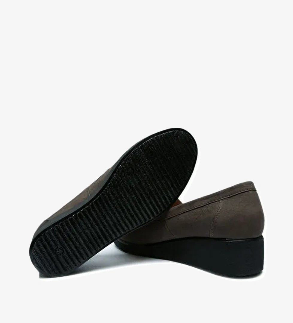 Kifidis Kahverengi Kadın Deri Günlük Ayakkabı 10KFA1AYKK00001 - Görsel 1