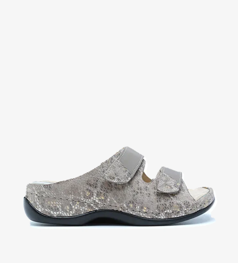 KA101921 Kifidis Kadın İçi Çıkabilen Anatomik Deri Terlik 36-41 - Görsel 1