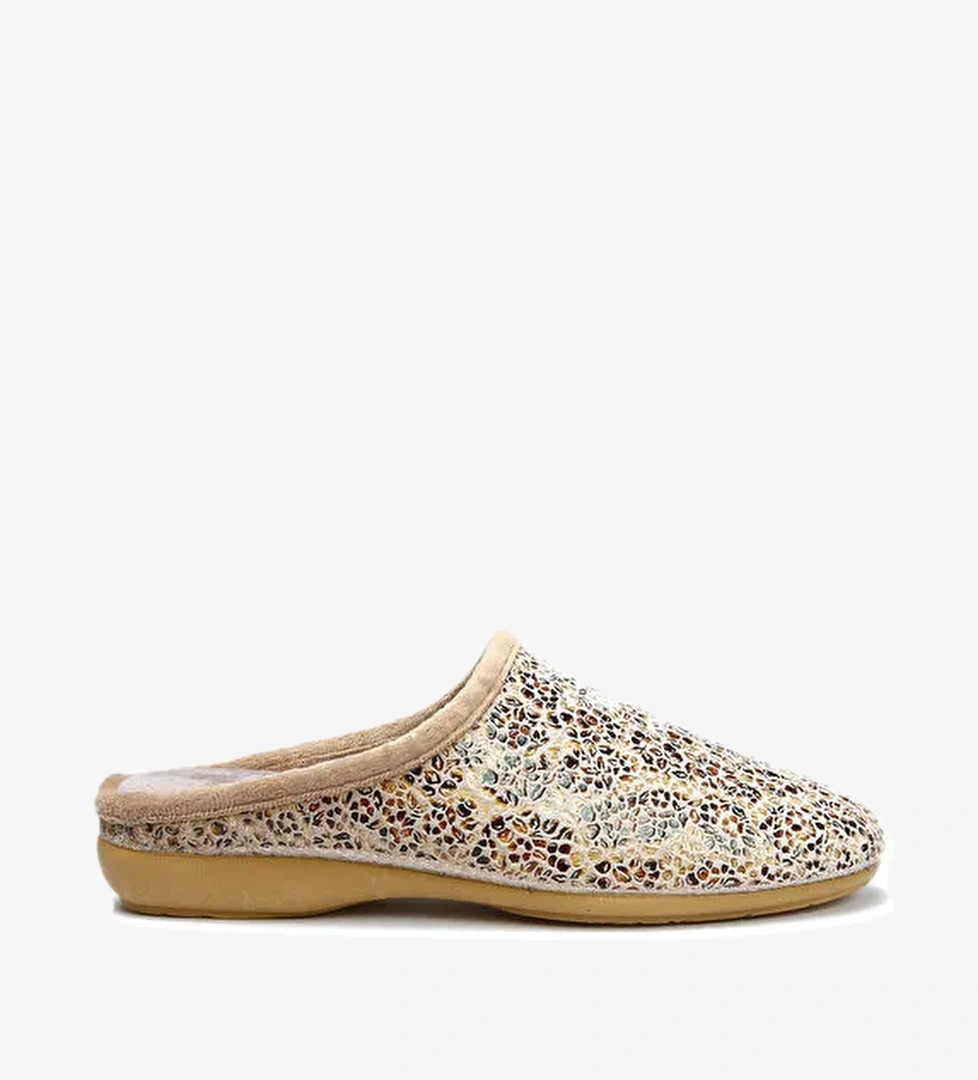 Kifidis Bej Kadın Ev Terliği 10DIN1TERK00018 - Görsel 1