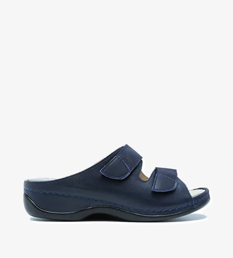 KA101921 Kifidis Kadın İçi Çıkabilen Anatomik Deri Terlik 36-41 - Görsel 1