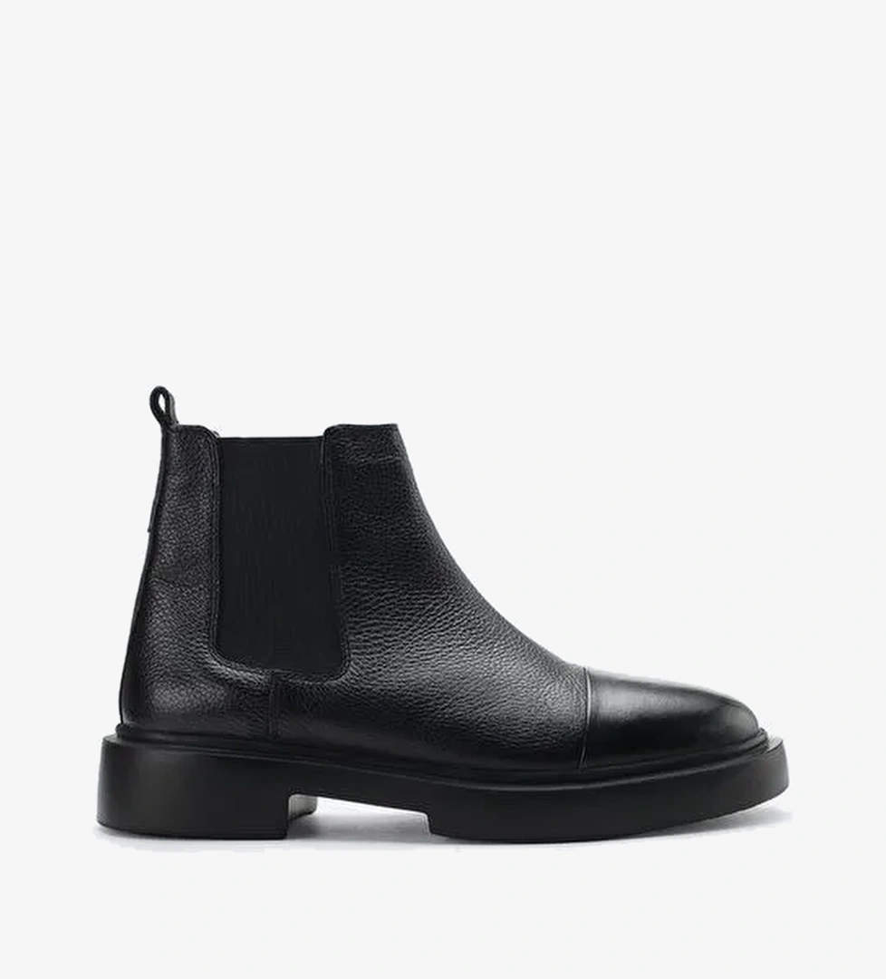 Avva Avva Erkek Siyah Deri Bot A42Y8016 | Boyner Siyah - 1. görsel