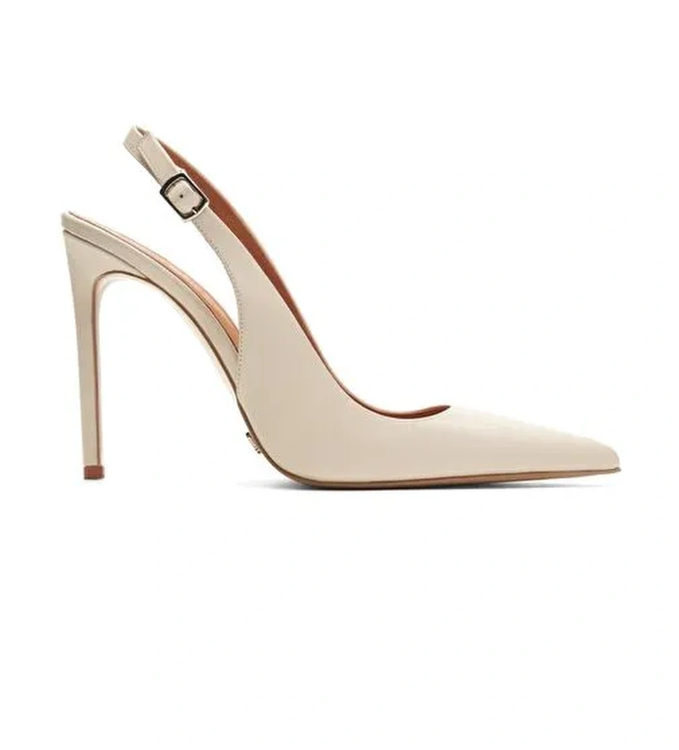 Jabotter Bej Kadın Deri Stiletto JAB8887 / 3133 - Görsel 1