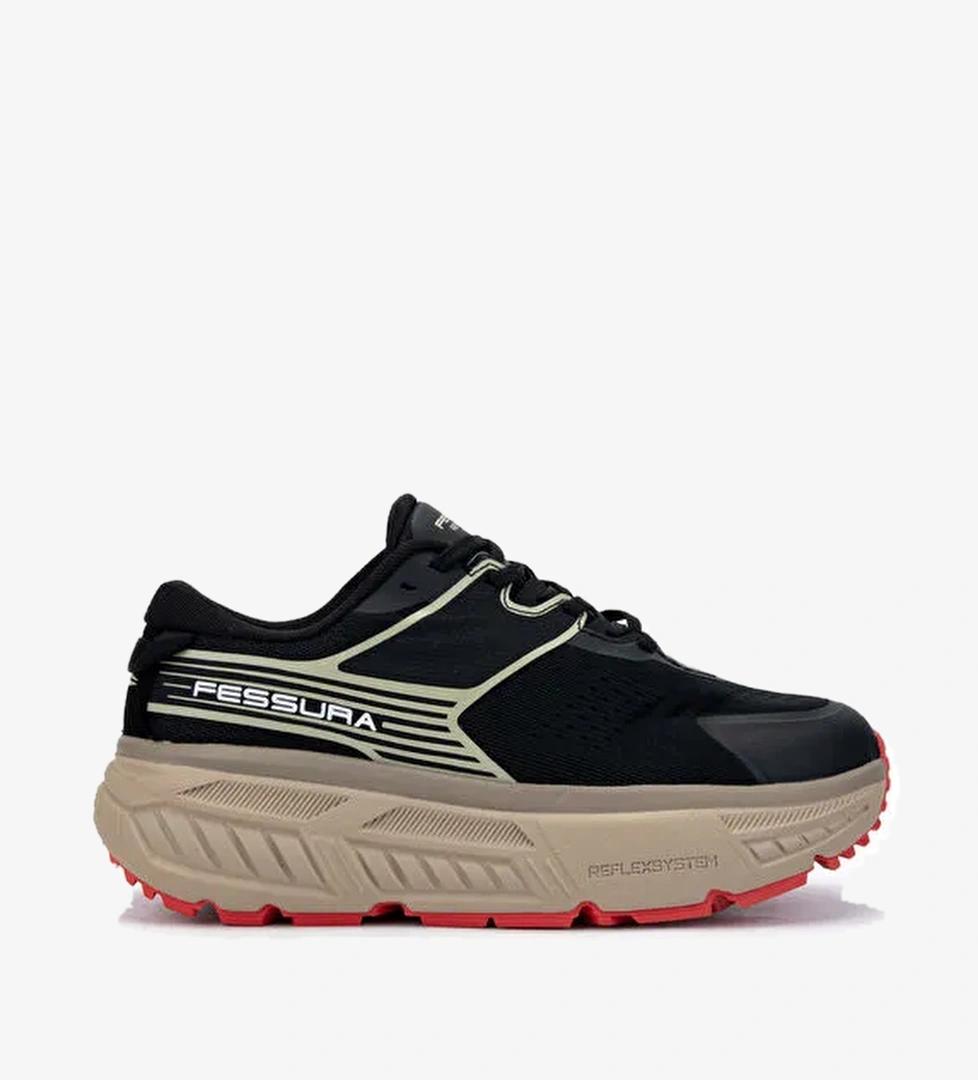 FESSURA Kadın Tekstil Siyah/Kum Sneakers & Spor Ayakkabı - Görsel 1