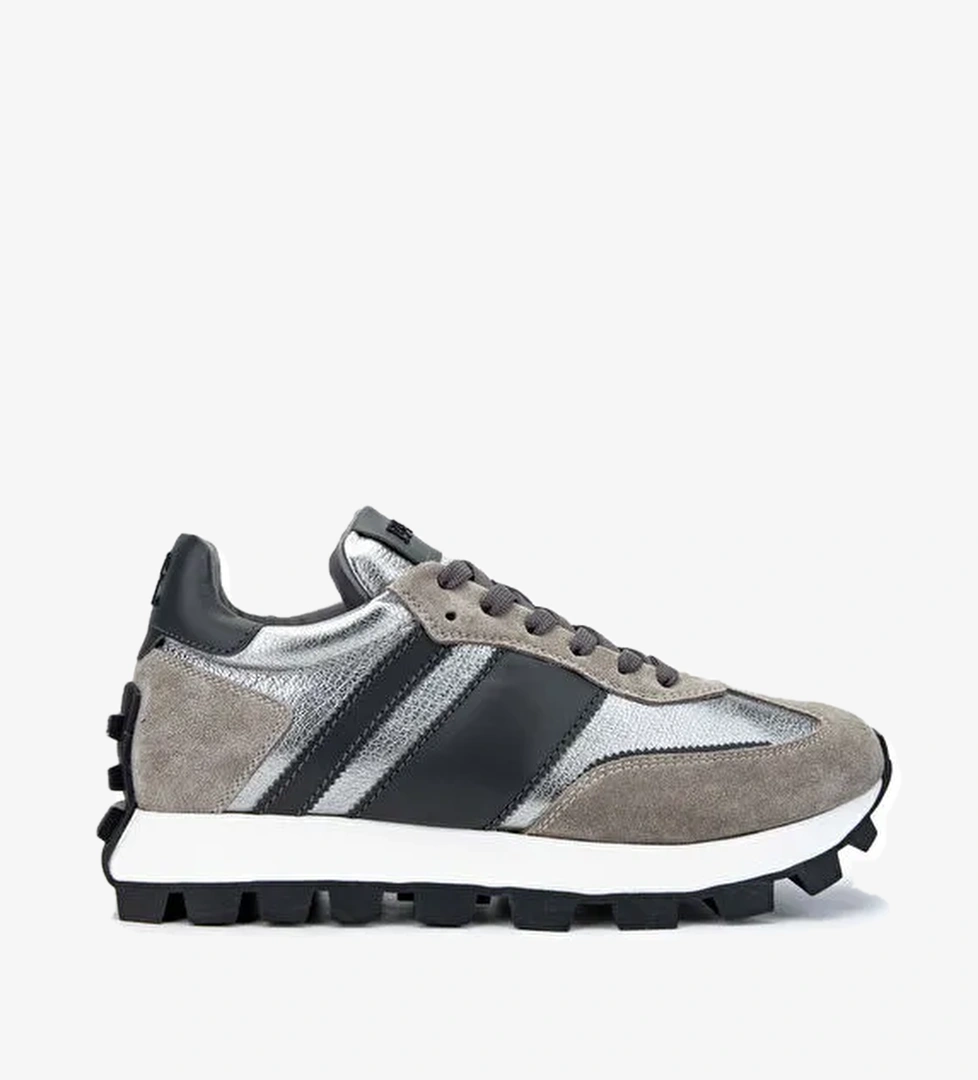 Fabi Erkek Hakiki Deri Gri Sneakers & Spor Ayakkabı - Görsel 1