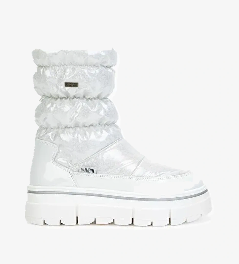 Valmenti Abriana Kadın Beyaz parıltı Deri & Tekstil Kar Botu - Görsel 1