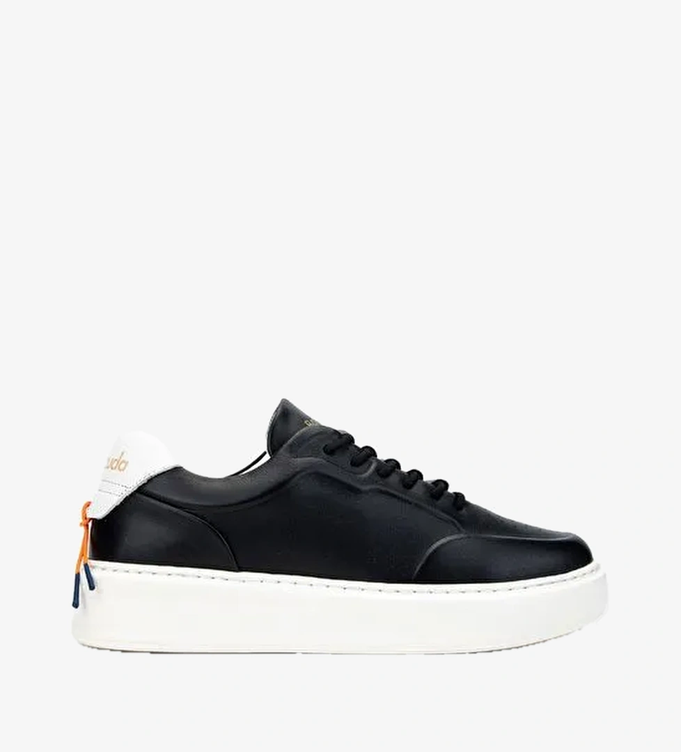 Barracuda Kadın Hakiki Deri Siyah Sneakers & Spor Ayakkabı - Görsel 1