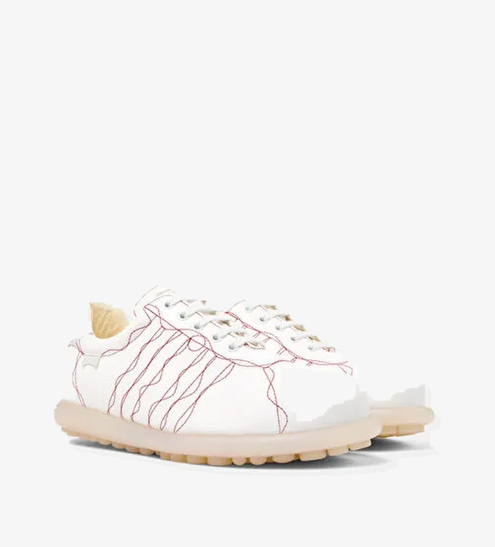 Camper Beyaz Kadın Deri Sneaker K100968-002 - Görsel 1