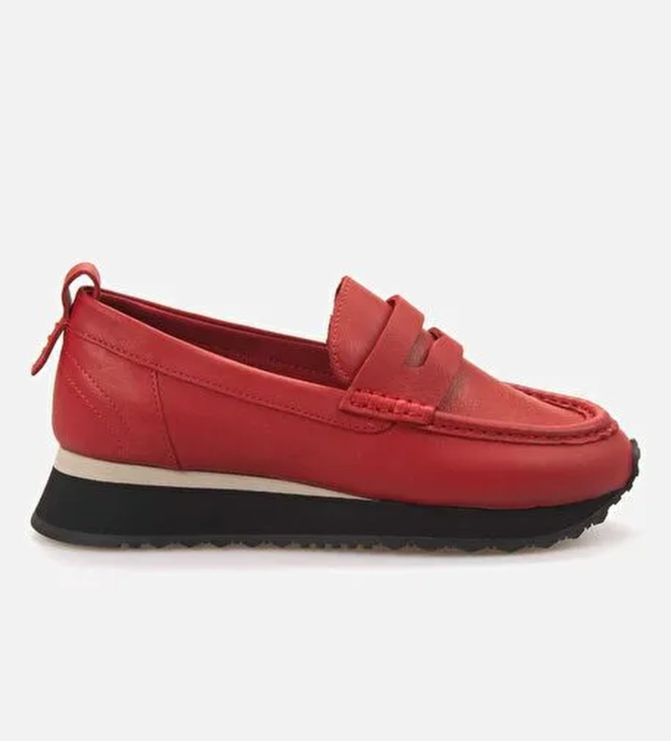 Rouge Taba Kadın Deri Loafer 242RGK884 117 - Görsel 1