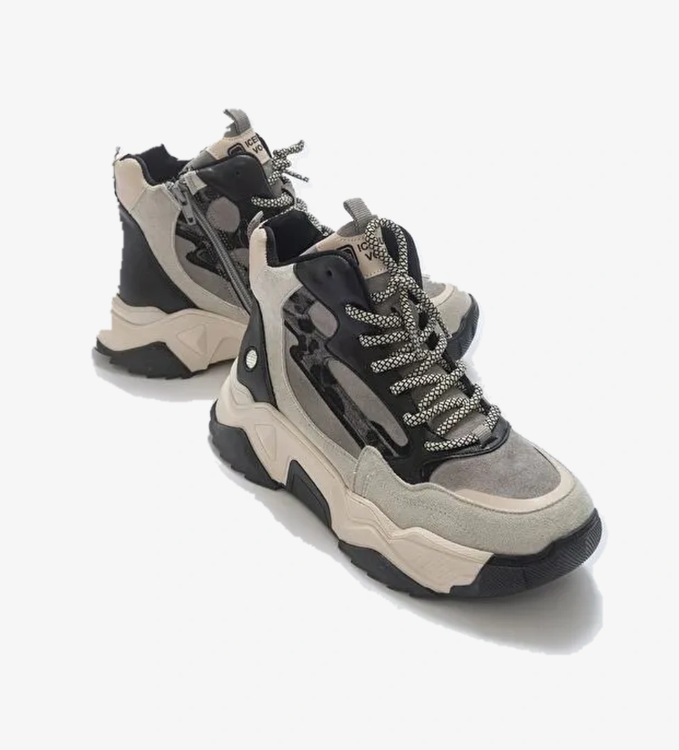 OLIVIA Buz Siyah Multi Kadın Spor Bot - Görsel 1