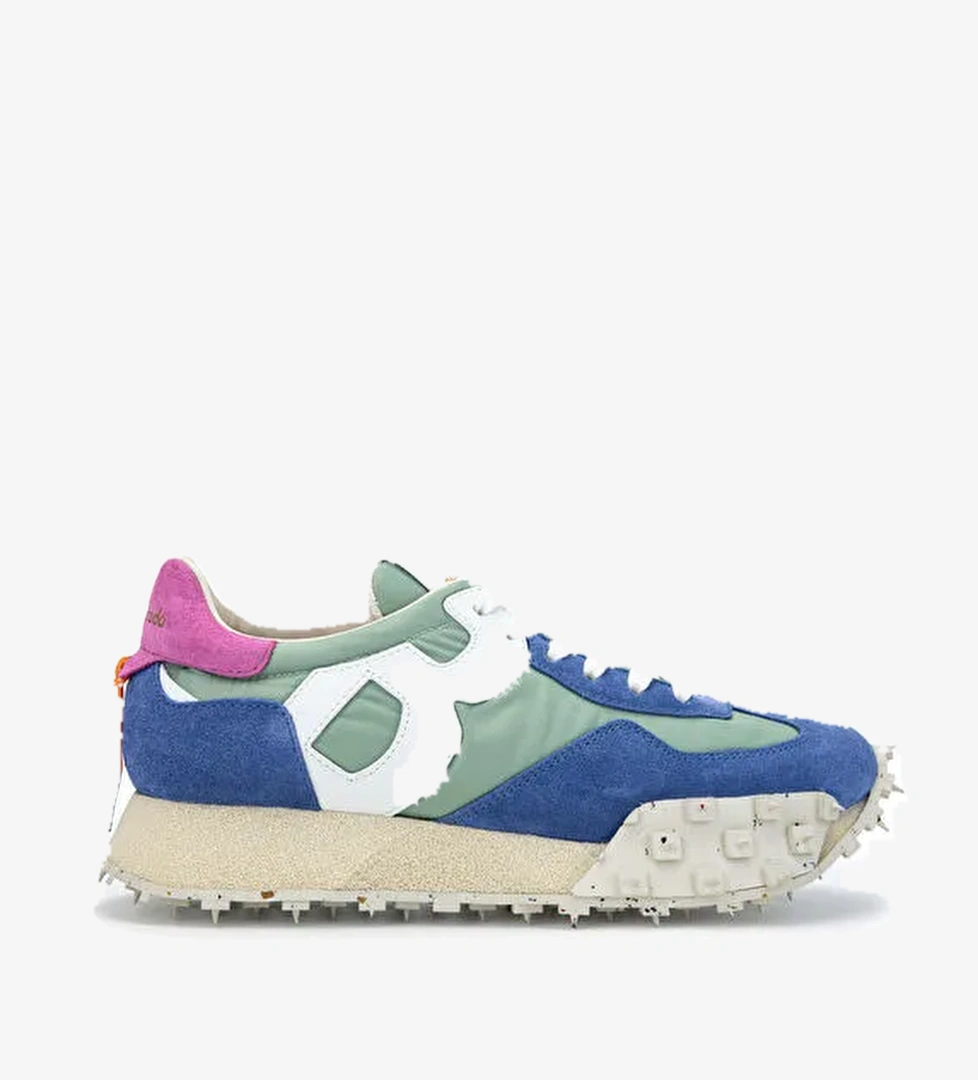 Barracuda Kadın Tekstil Deri Lacivert/Yeşil Sneakers & Spor Ayakkabı - Görsel 1