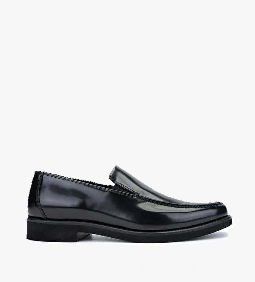 ROSSI Siyah Erkek Deri Loafer 668 6835G ERK AYK Y24 - Görsel 1