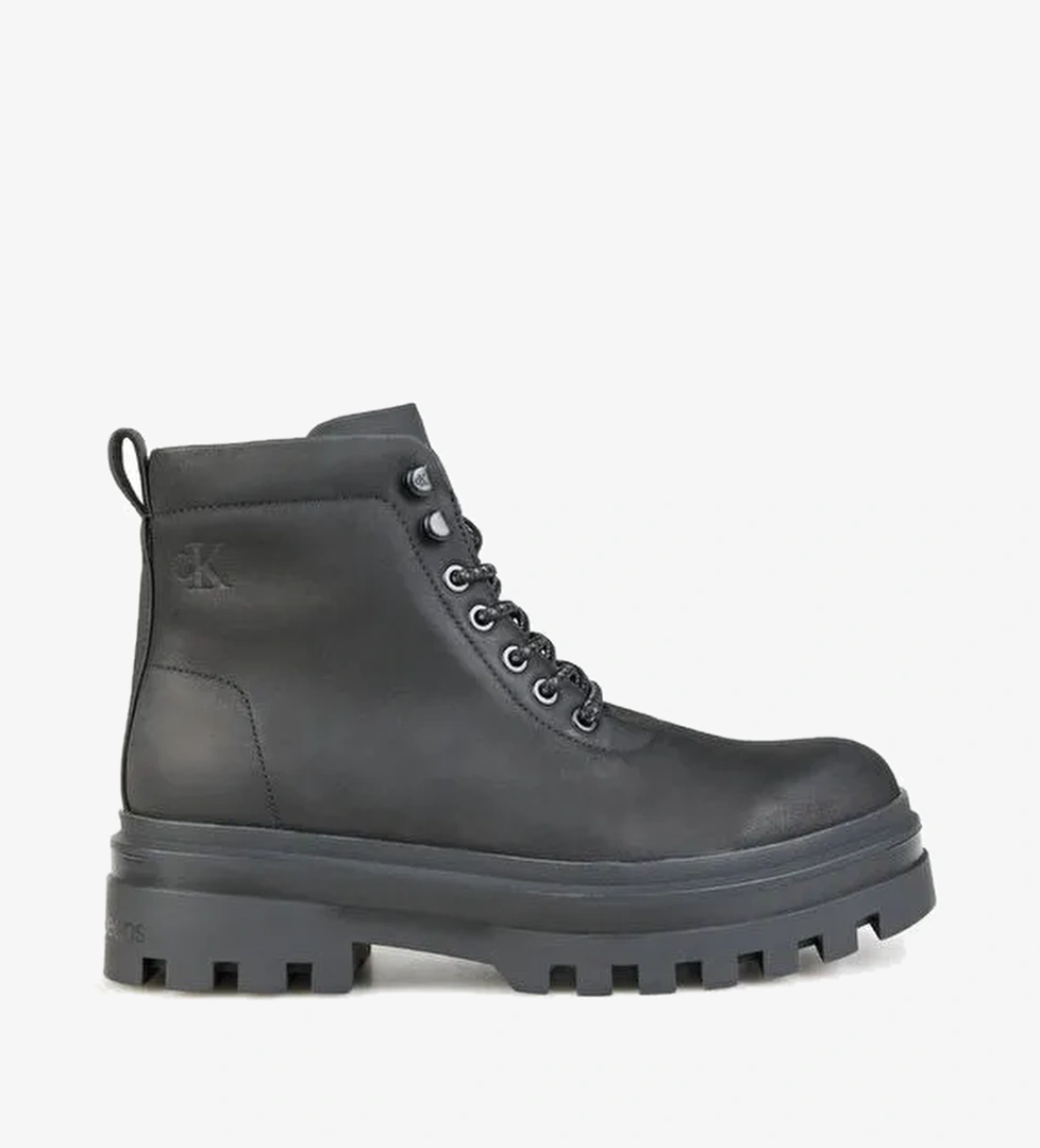 Calvin Klein Calvin Klein Siyah Erkek Deri Bot LUGGED BOOT LACEUP REBELLIOUS model görseli