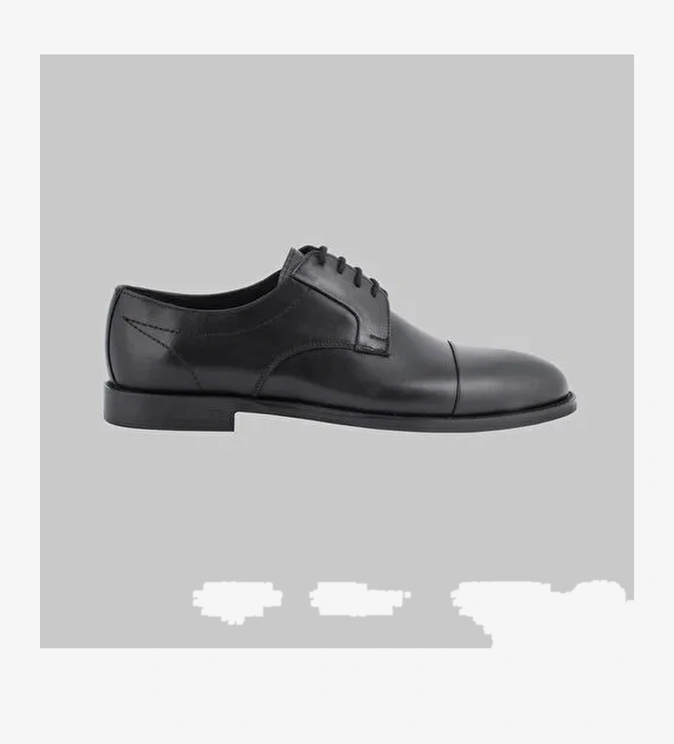 ERKEK DERİ SİYAH AYAKKABI - Görsel 1