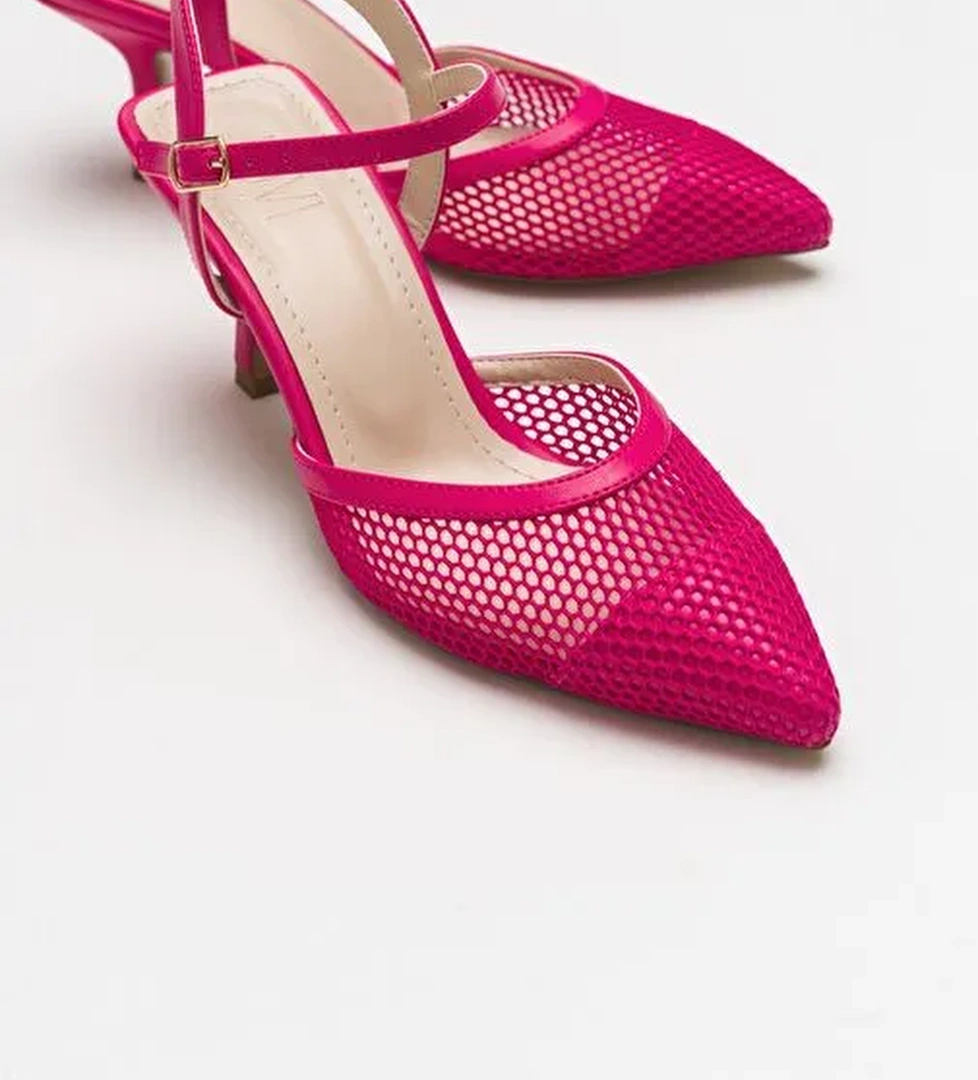 CHIC Fuşya Kadın Topuklu Ayakkabı - Görsel 1