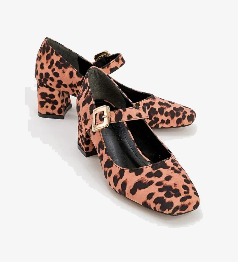 Luvi Shoes Çok Renkli Kadın Topuklu Ayakkabı 1-571K103 - Görsel 1