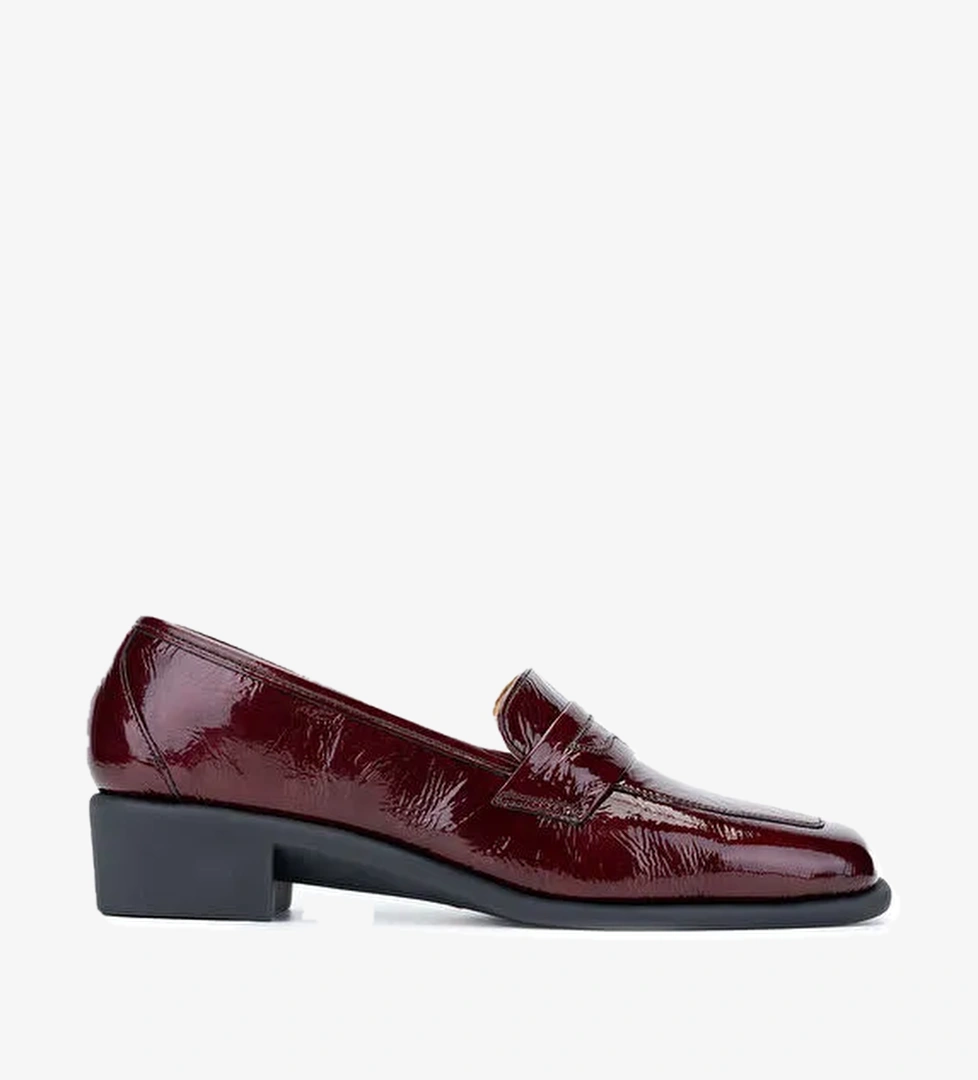 Relax Anatomic Kadın Hakiki Deri Bordo Comfort Ayakkabı - Görsel 1