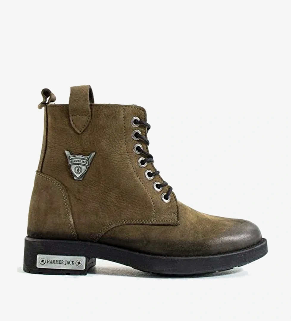 Hammer Jack Haki Nubuk Kadın Bot - Görsel 1